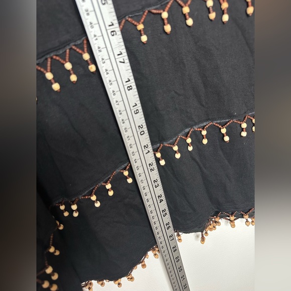 Pink plus size 18 black beaded western style - Picture 3 of 7